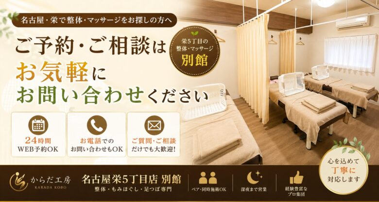 名古屋栄でお尻から脚が痛む方へ|坐骨神経痛の考え方